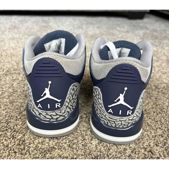 Nike Air Jordan 3 Retro Georgetown Size 5 Youth (Size 6.5 Women’s) - Picture 4 of 9